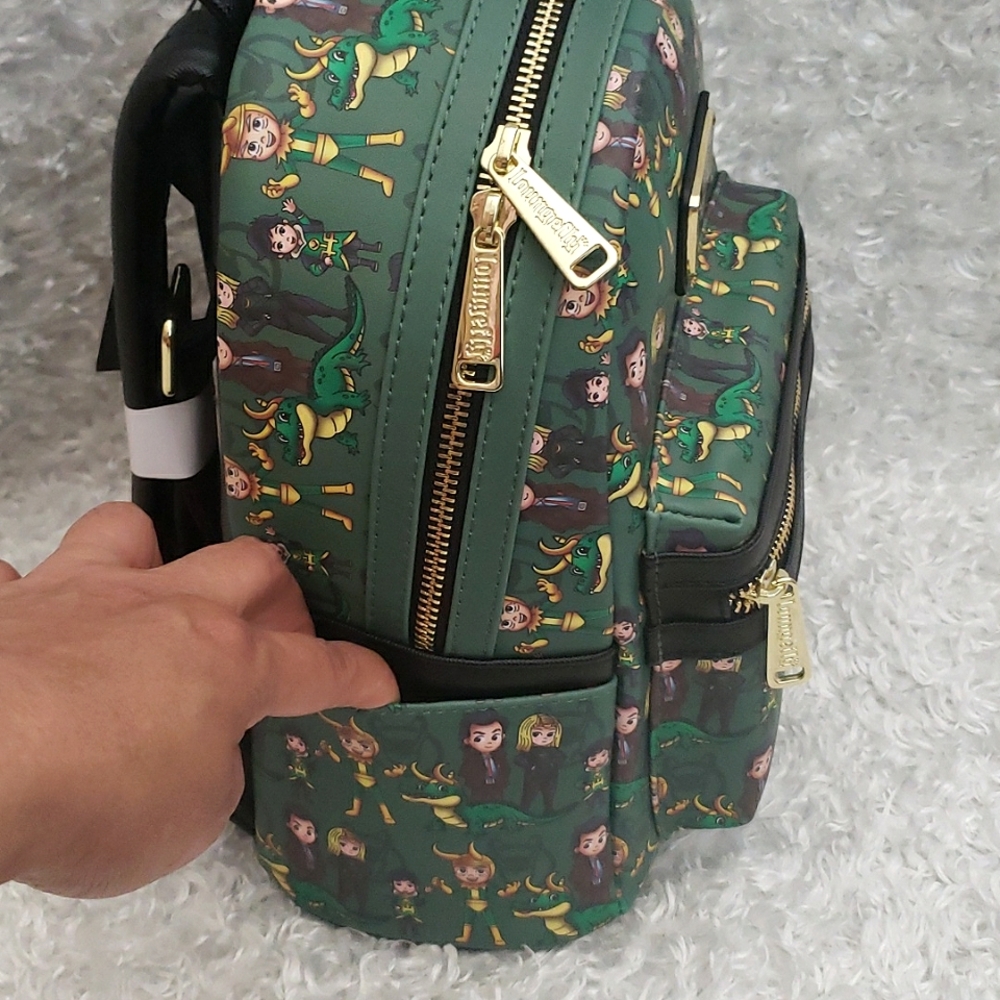 Loungefly Loki mini backpack - Picture 7 of 13